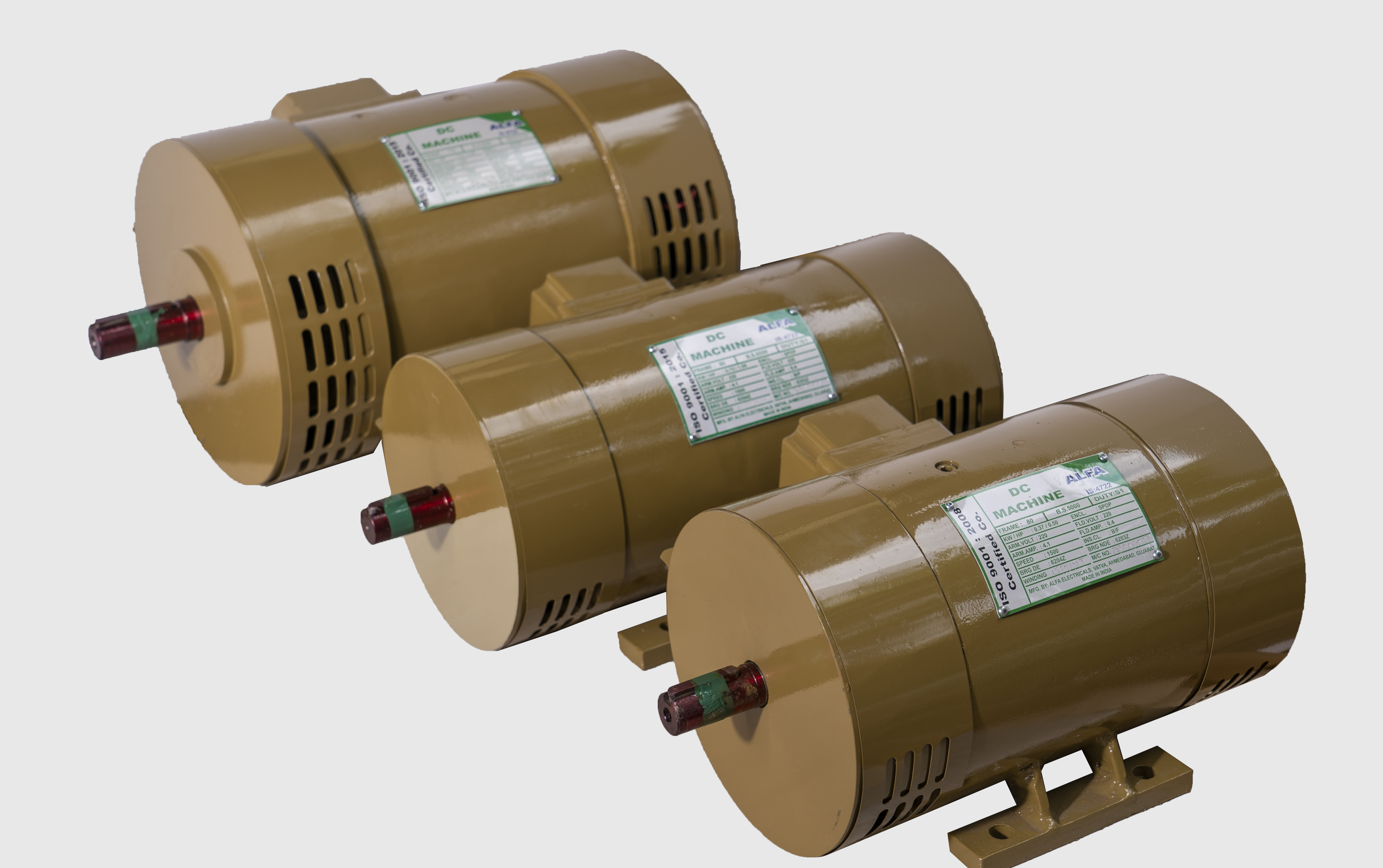 Solid Yoke Type DC Motors